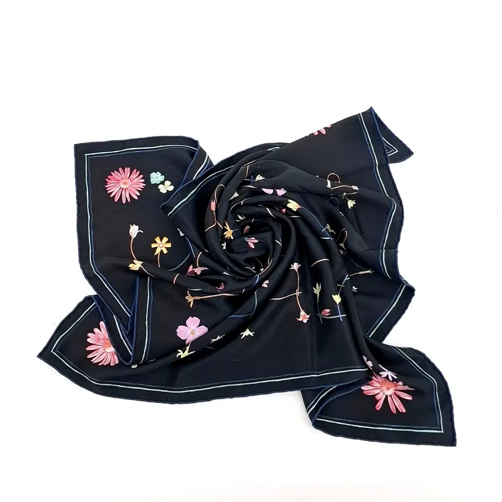 Hermes silk scarf
