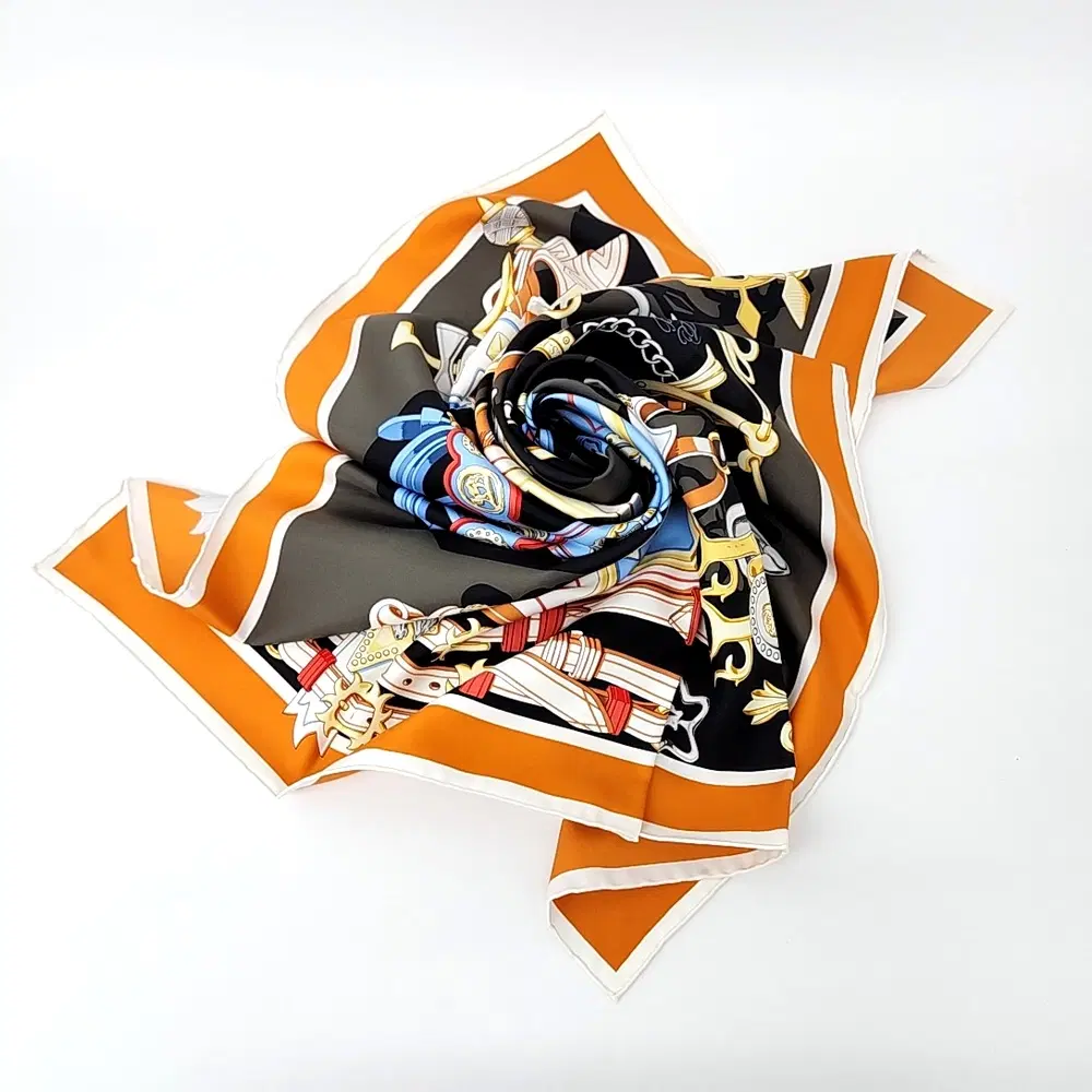 Hermes silk scarf