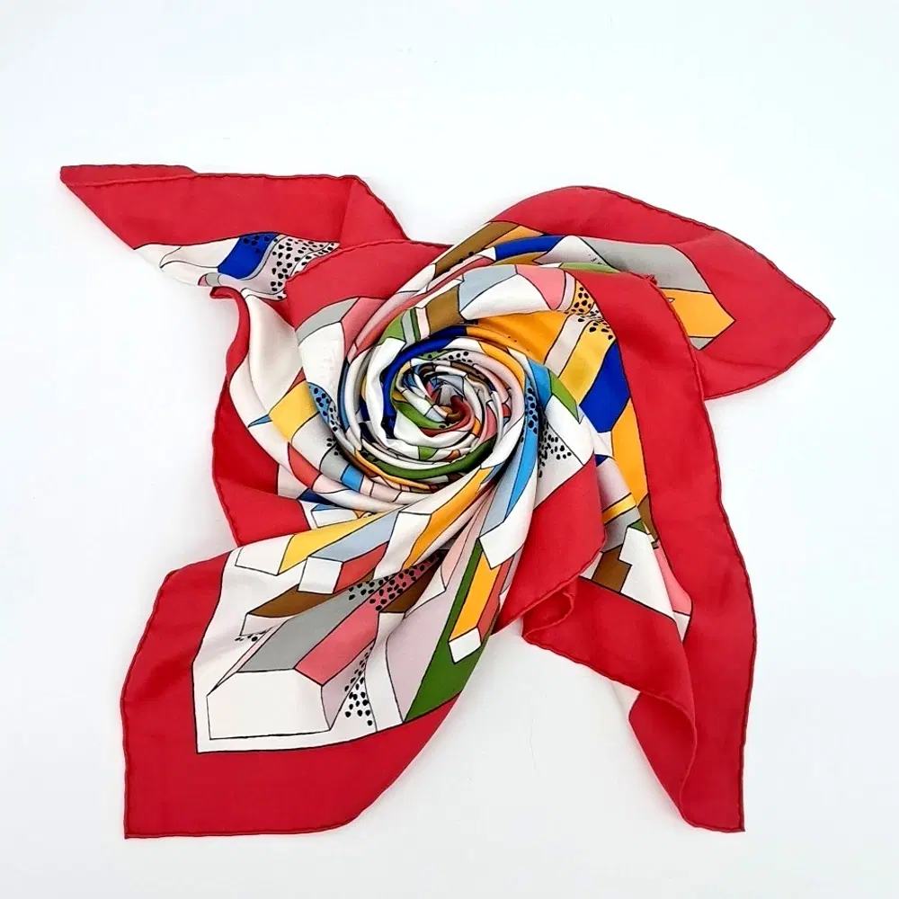 Hermes silk scarf