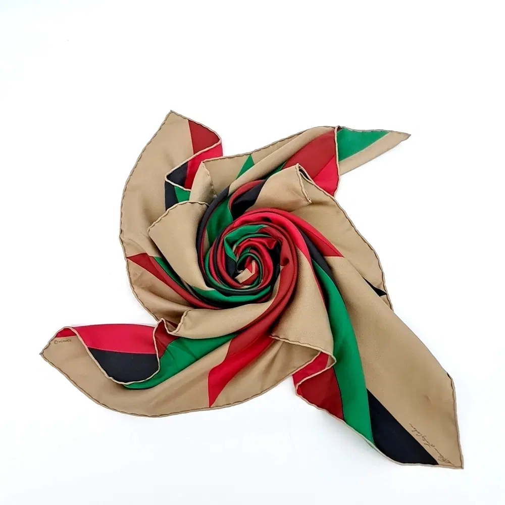 Hermes silk scarf