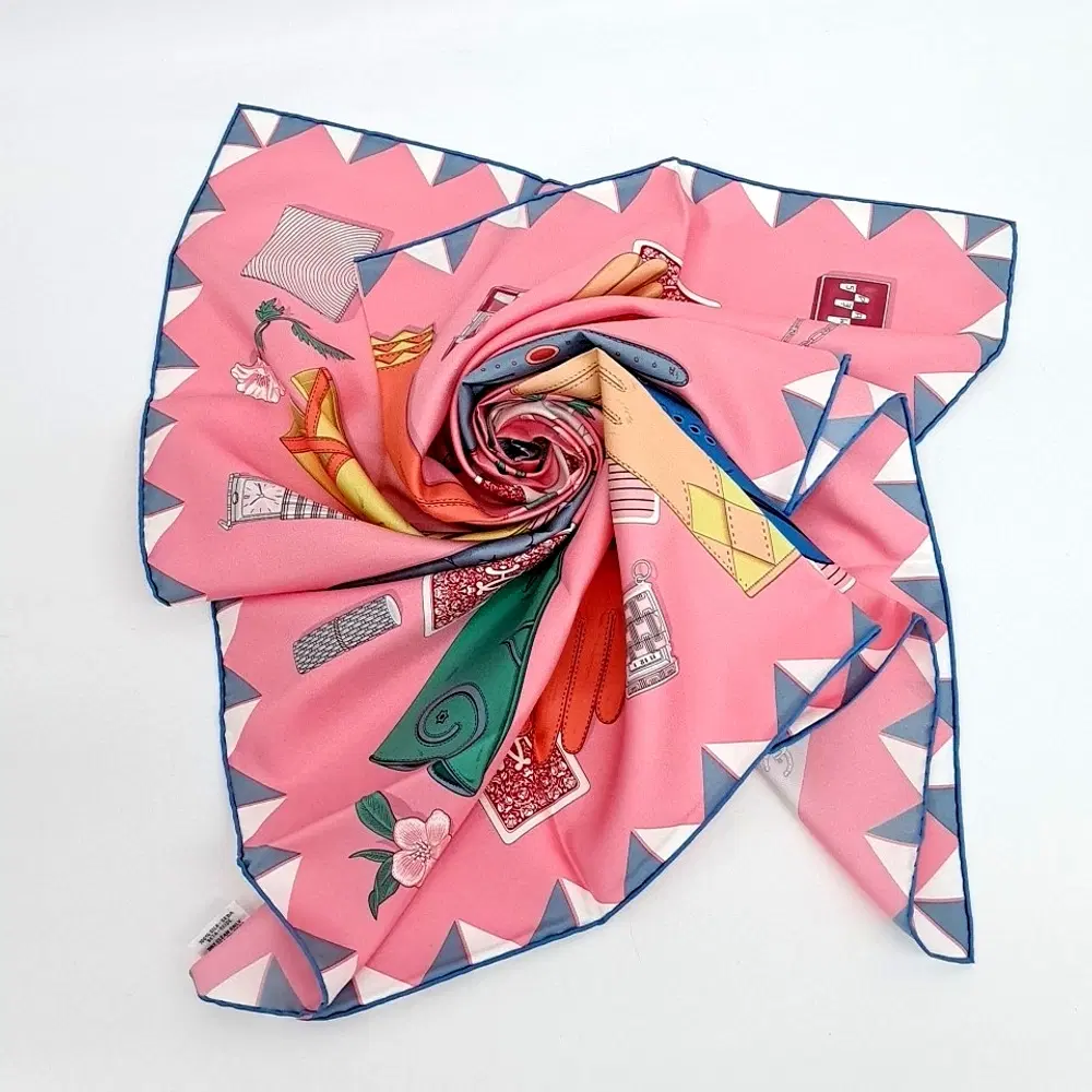 Hermes silk scarf