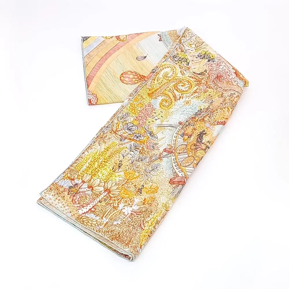 Hermes silk scarf