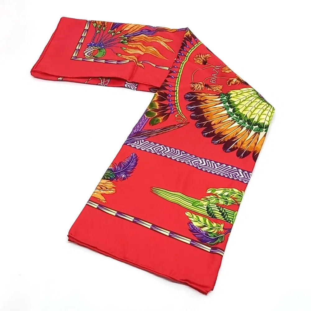 Hermes silk scarf