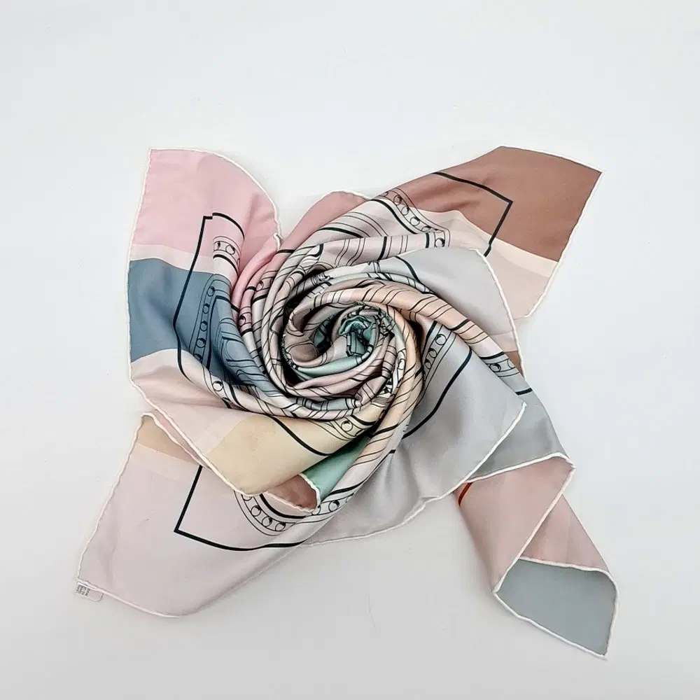 Hermes silk scarf