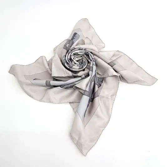 Hermes silk scarf