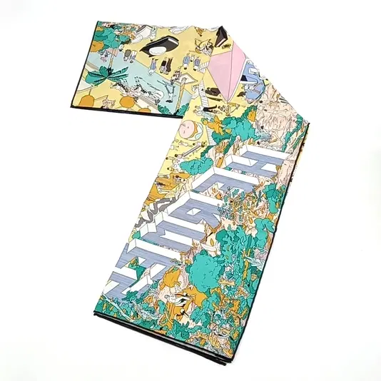 Hermes silk scarf