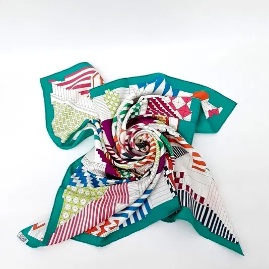 Hermes silk scarf