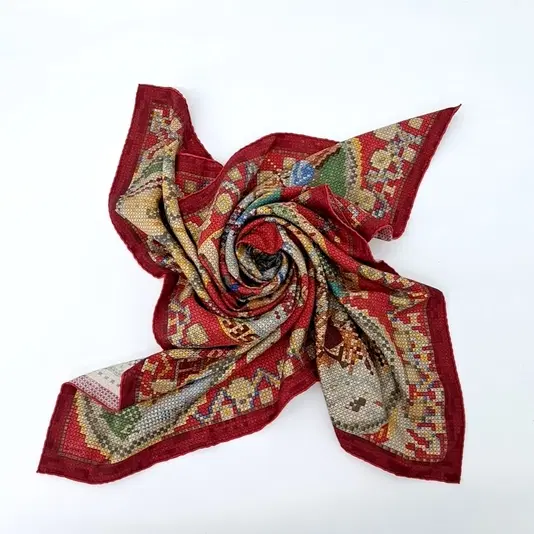 Hermes silk scarf