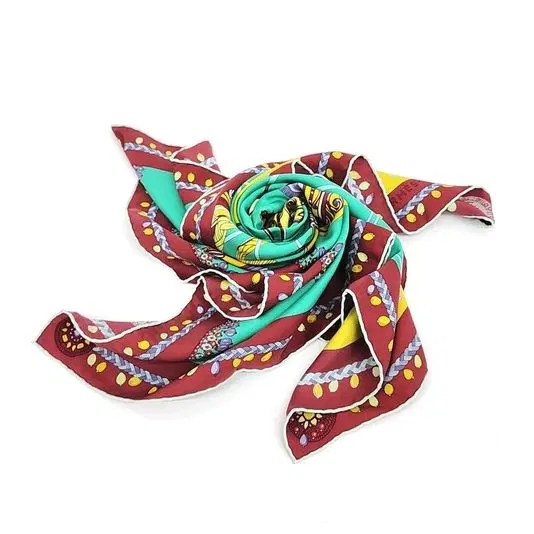 Hermes silk scarf