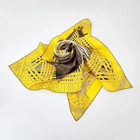 Hermes silk scarf