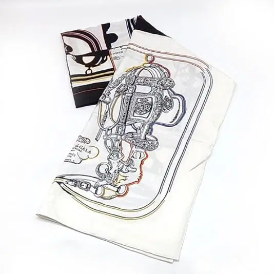 Hermes silk stole-Hover-Image