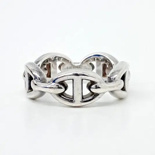 Hermes silver chandelier ring