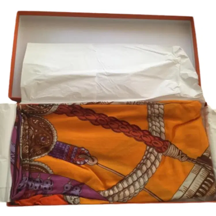Hermes Ceintures Et Liens Shawl Scarf Emerald Rouge-Hover-Image