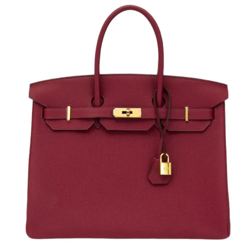 New Herm?s Birkin 35 Rouge Grenade Togo GHW