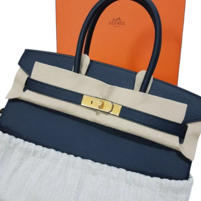 Hermes Birkin Indigo Blue - A Stamp (2017)