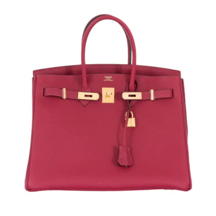 Hermes Birkin 35cm Red Rubis Togo leather Bag-Hover-Image