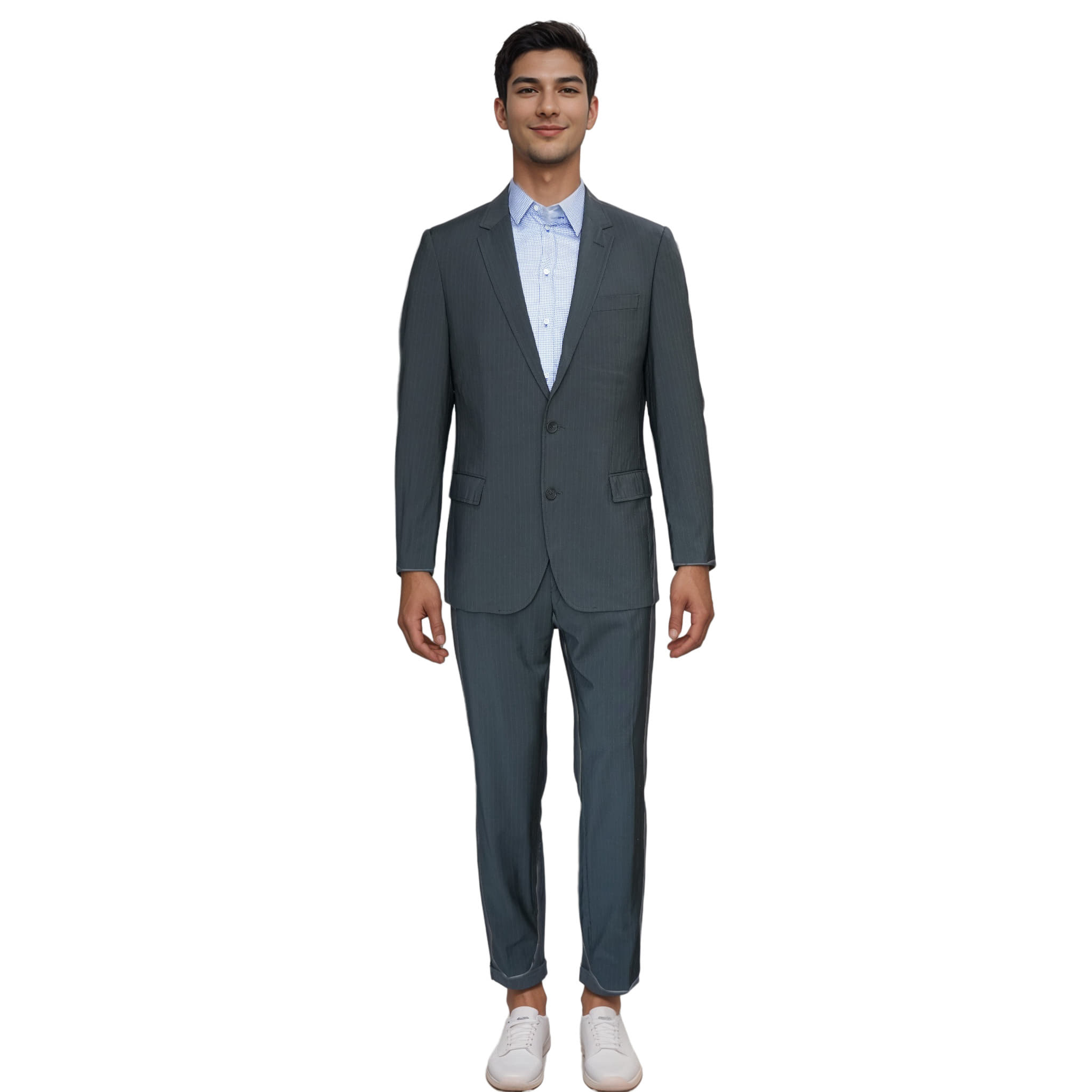 Hugo Boss Aiko Heise Striped Suit