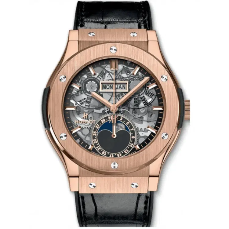 Hublot Classic Fusion Aerofusion Moon Phase King Gold Watch-Hover-Image