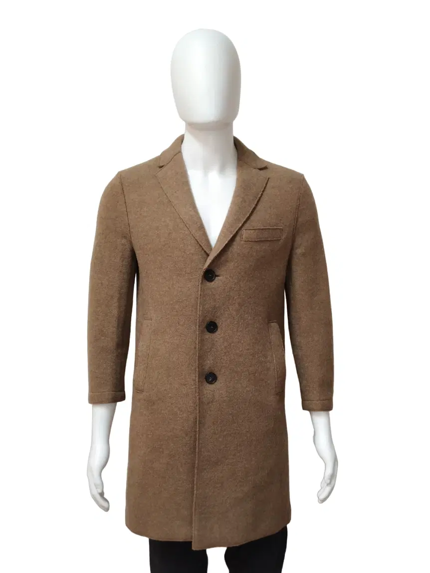 Harris Wharf London Single Breasted Virgin Wool Coat