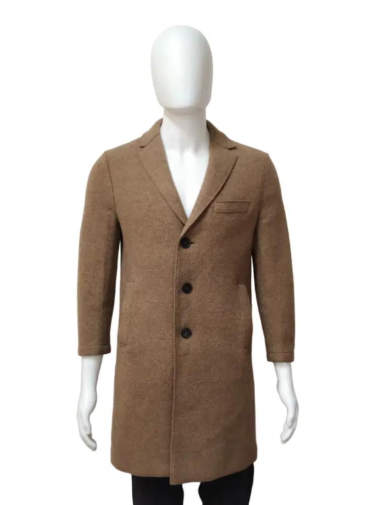 Harris Wharf London Single Breasted Virgin Wool Coat-Hover-Image