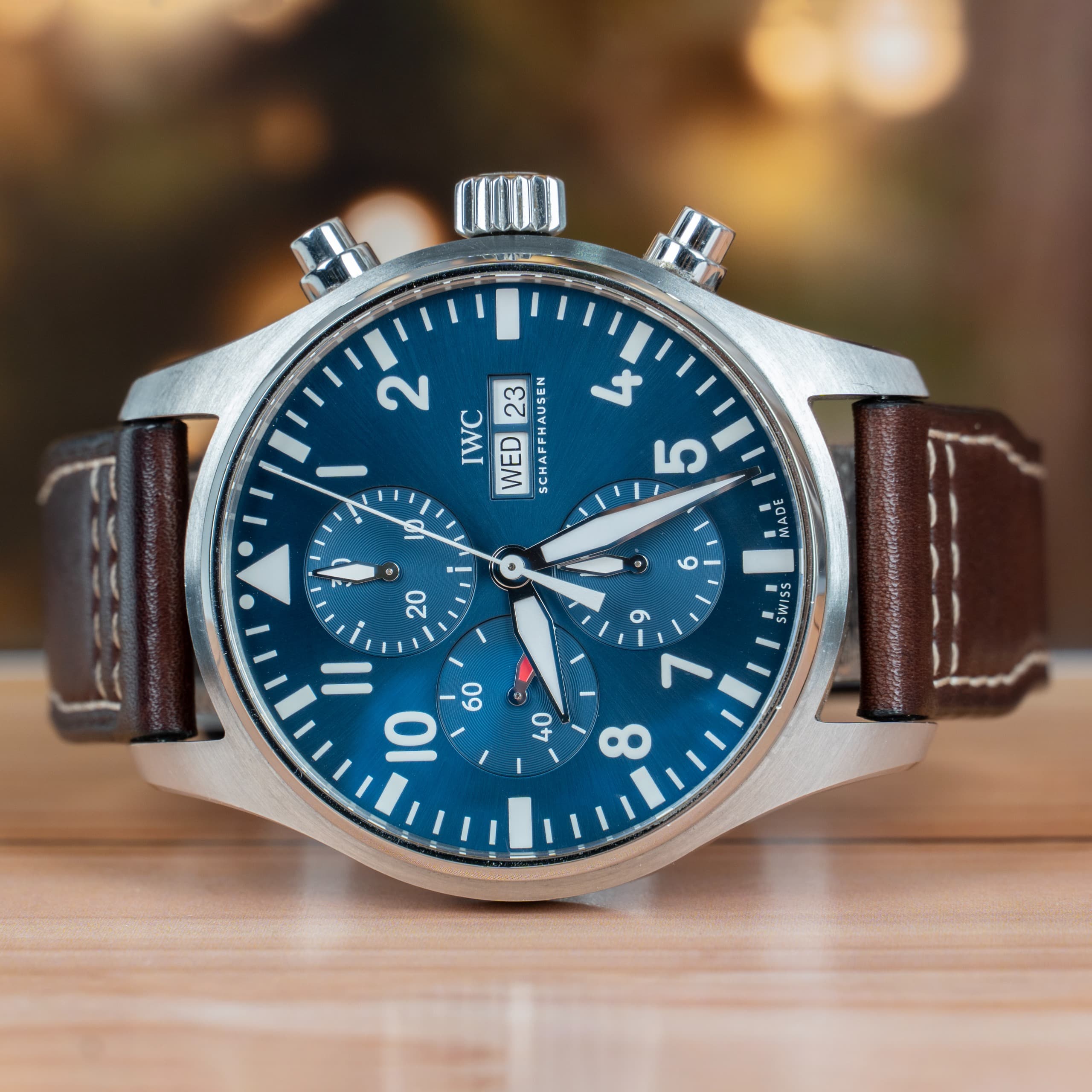 IWC Pilot Chronograph 43 MM Blue Dial Automatic