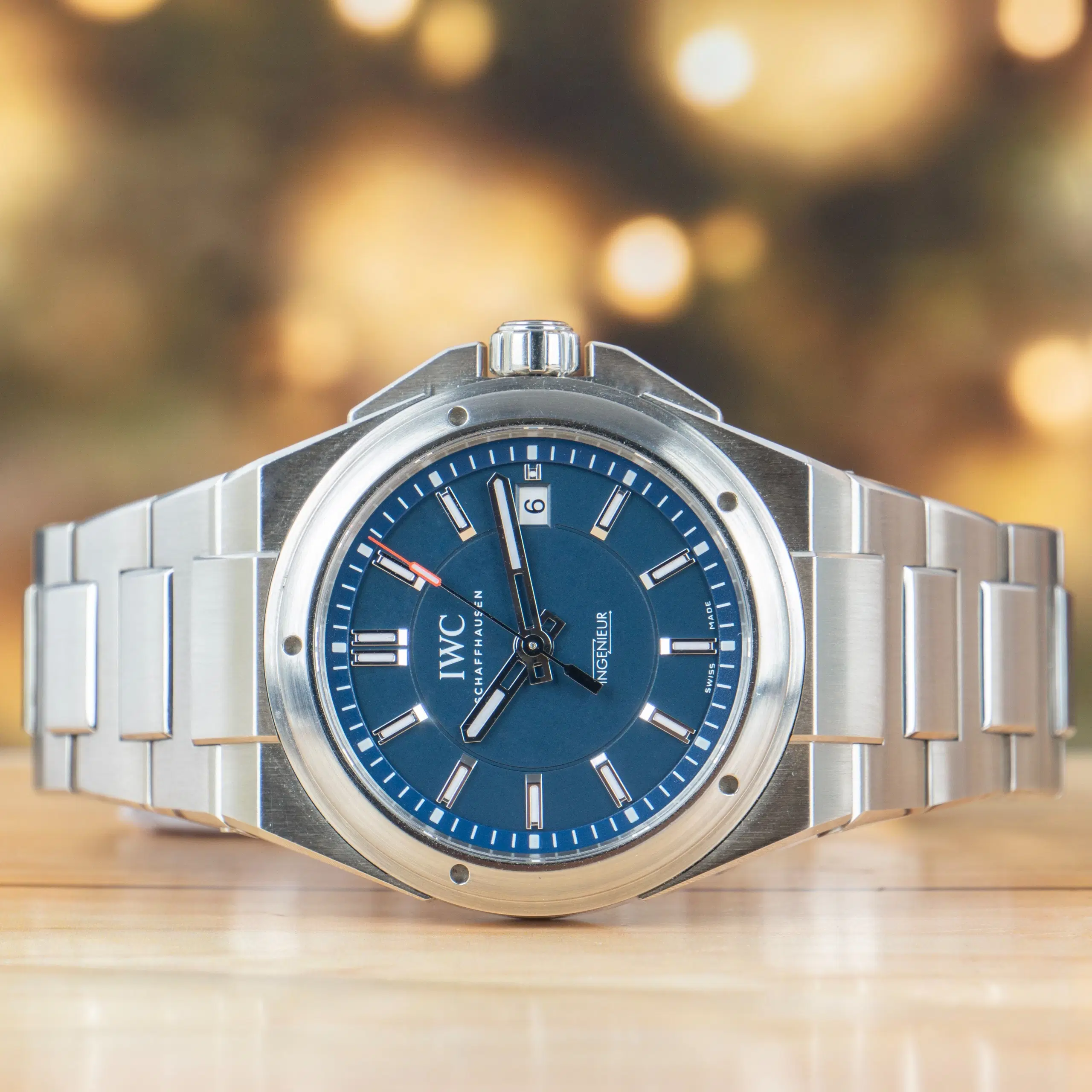 IWC Ingenieur Automatic Laureus Sports for Good Blue Dial