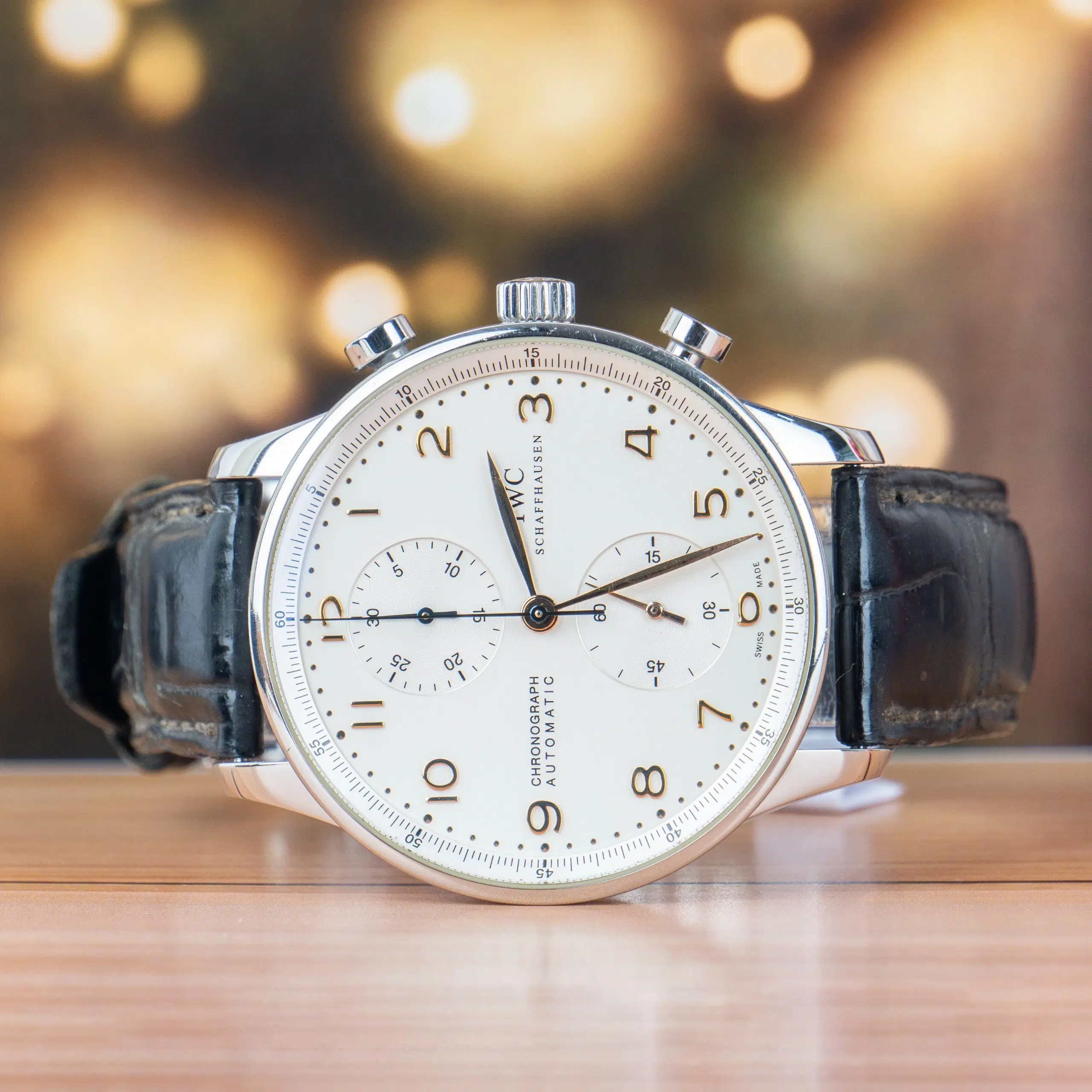 IWC Portuguese Chronograph Steel Automatic Watch