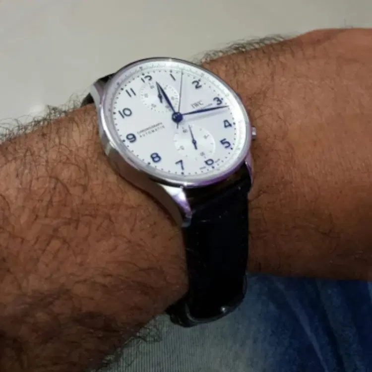 IWC Portuguese Chrono Steel-Hover-Image