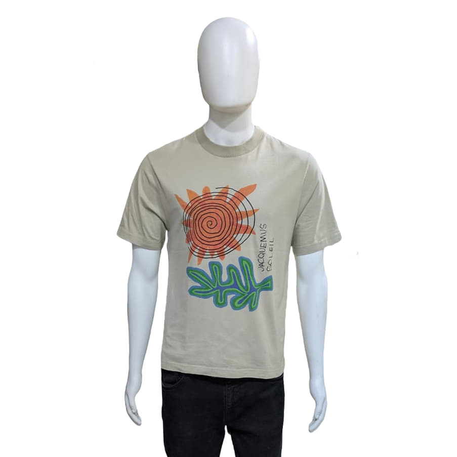Jacquemus Le T-Shirt Soalheiro Print Art Leaf