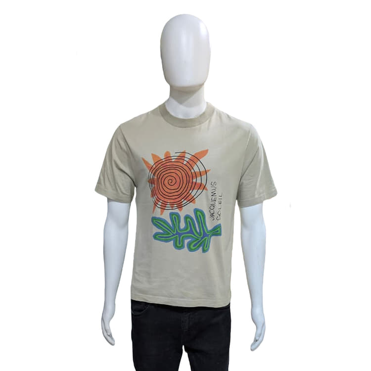 Jacquemus Le T-Shirt Soalheiro Print Art Leaf-Hover-Image