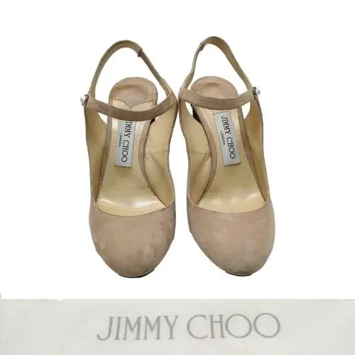 Size 37 - Jimmy Choo Crystal Embellished Suede Meagan Slingback Pumps-Hover-Image