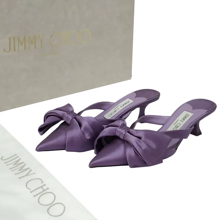 Size 35 - Jimmy Choo FLACA 50 Kitten Heeled Mules-Hover-Image