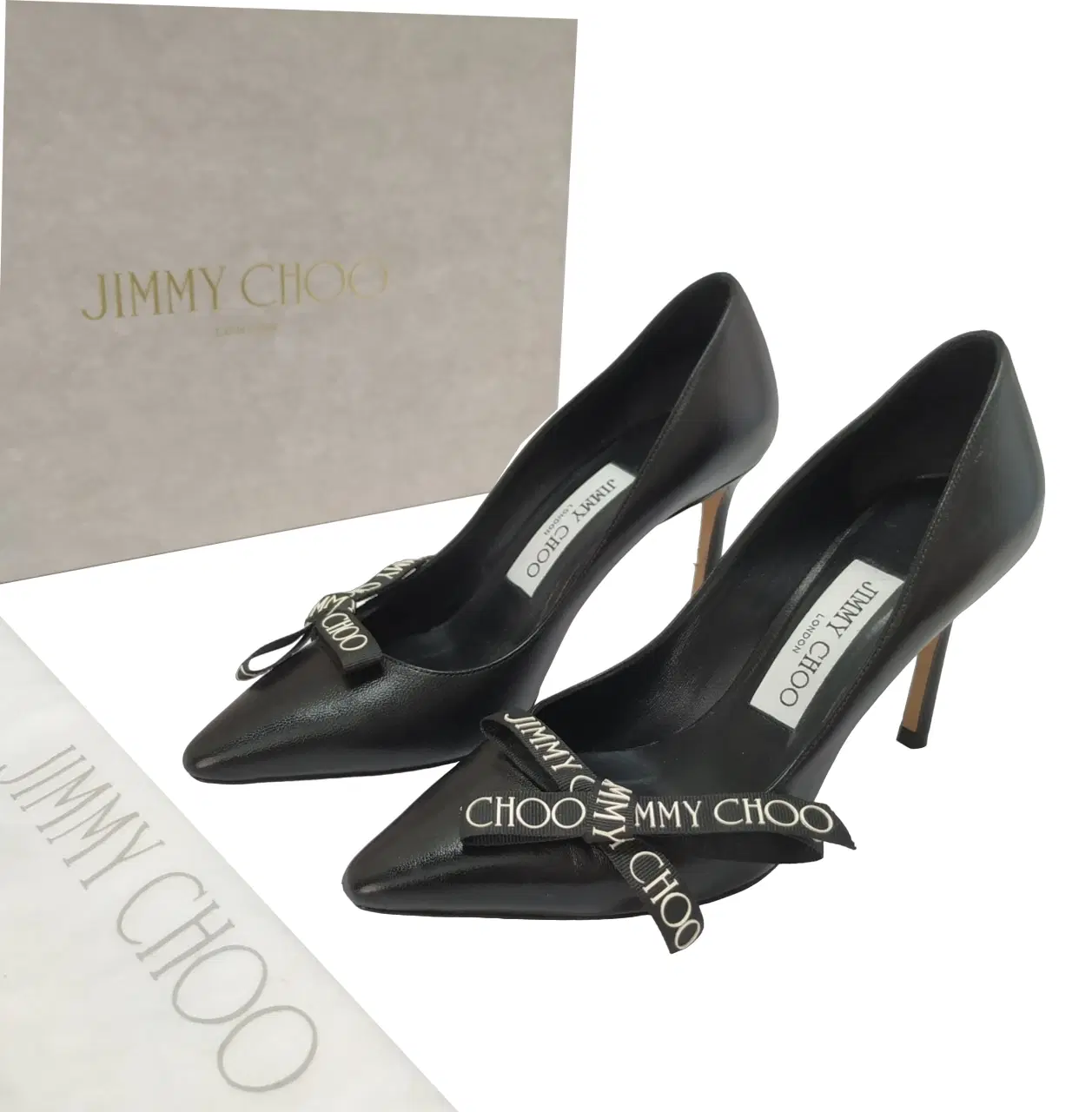 Size 35 - Jimmy Choo Romy 85 Nappa Leather Pumps