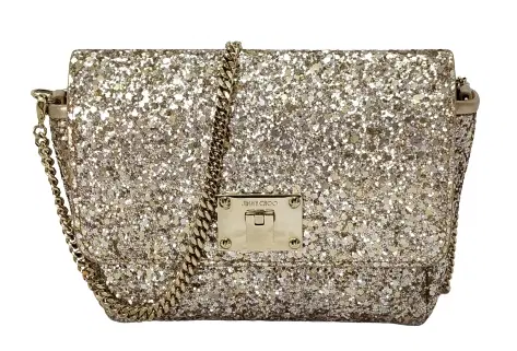 Jimmy Choo Ruby Glitter Crossbody Bag