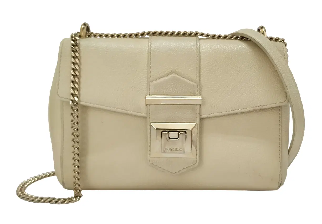Jimmy Choo Grainy Calfskin Small Marianne Shoulder Bag