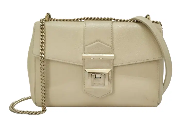 Jimmy Choo Grainy Calfskin Small Marianne Shoulder Bag-Hover-Image