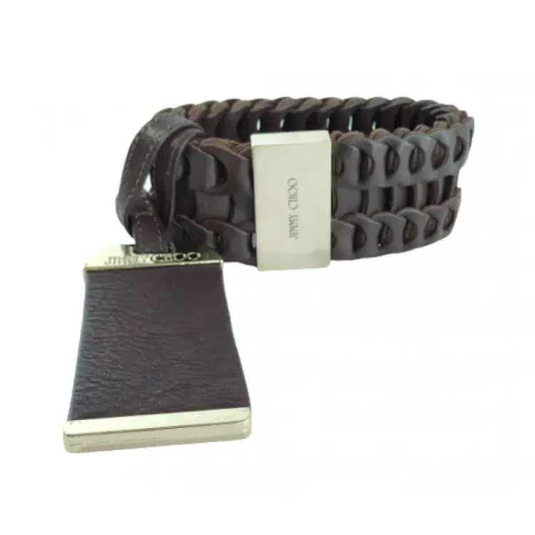 Jimmy Choo Braided Leather Bracelet-Hover-Image