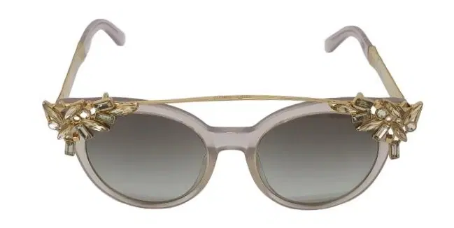 Jimmy Choo Vivy Crystal-Embellished Sunglasses