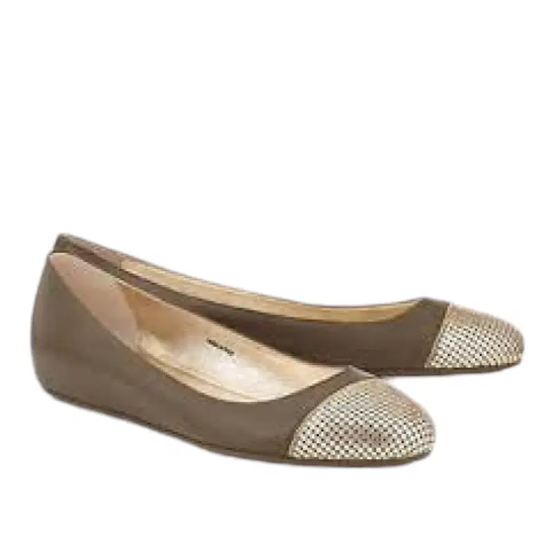 Jimmy Choo Waine Chainmail-paneled Leather Flats