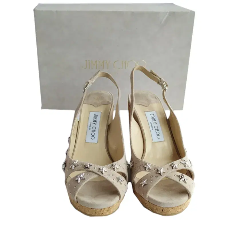 Jimmy Choo Amely 80 Suede Wedge Sandal