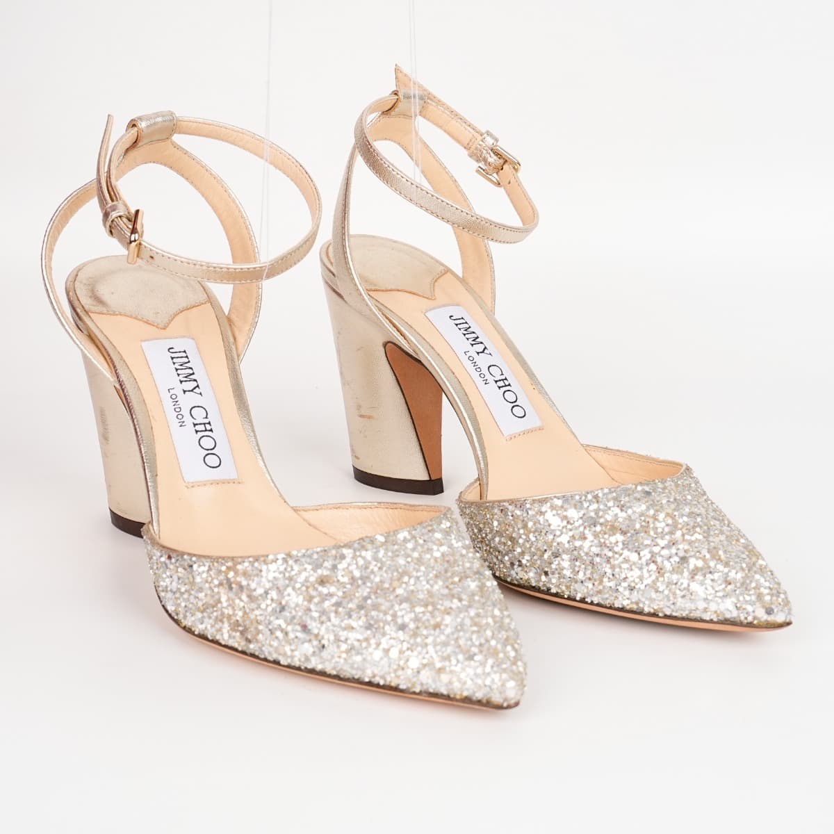 Size 35.5 - Jimmy Choo Micky 85 Block-heel Pumps