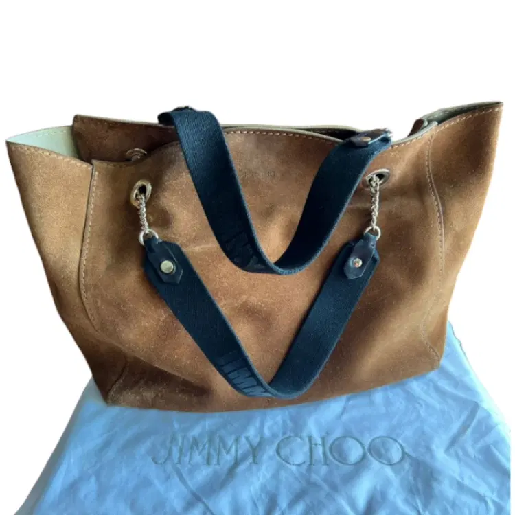 Jimmy Choo Flo Suede Tote-Hover-Image