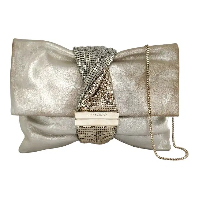 Jimmy Choo Chandra Fold Over Clutch Bag-Hover-Image