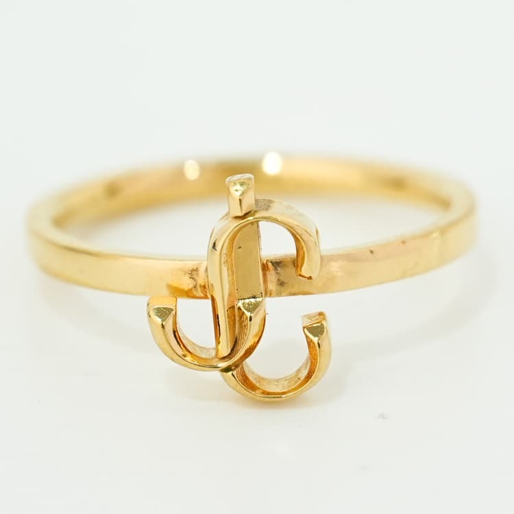 Jimmy Choo JC Logo Ring-Hover-Image