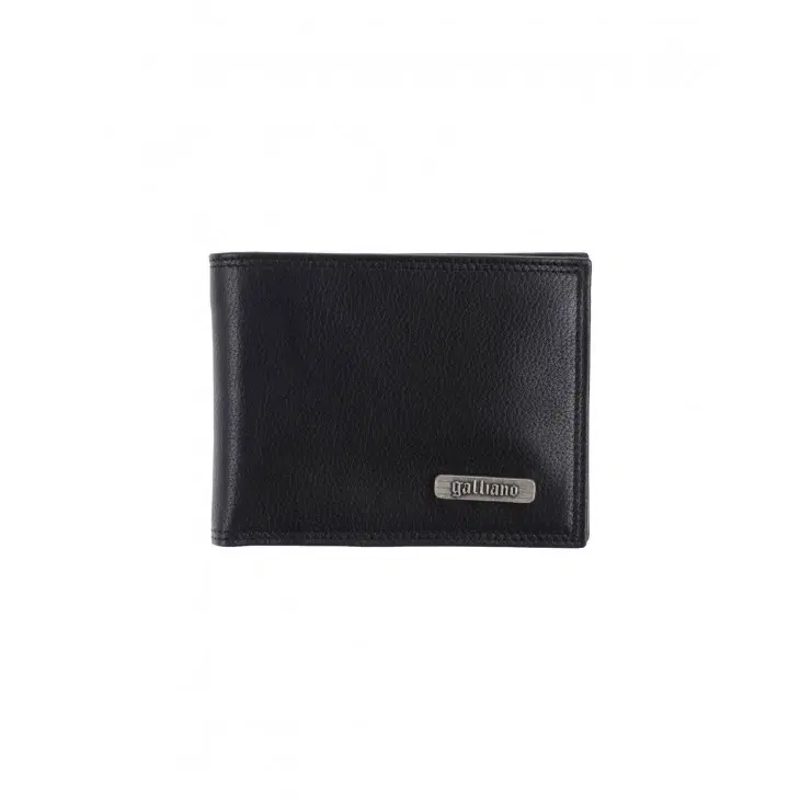 Galliano Black Bi-Fold Wallet