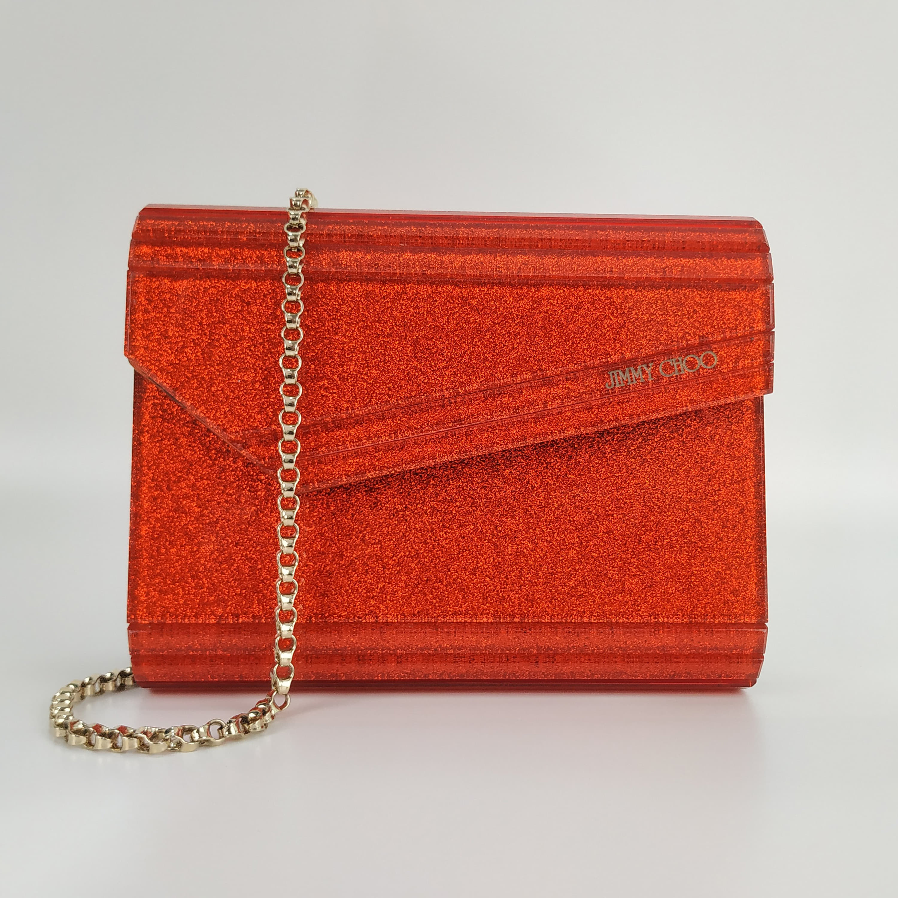 Jimmy Choo Acrylic and Leather Candy Chain Clutch