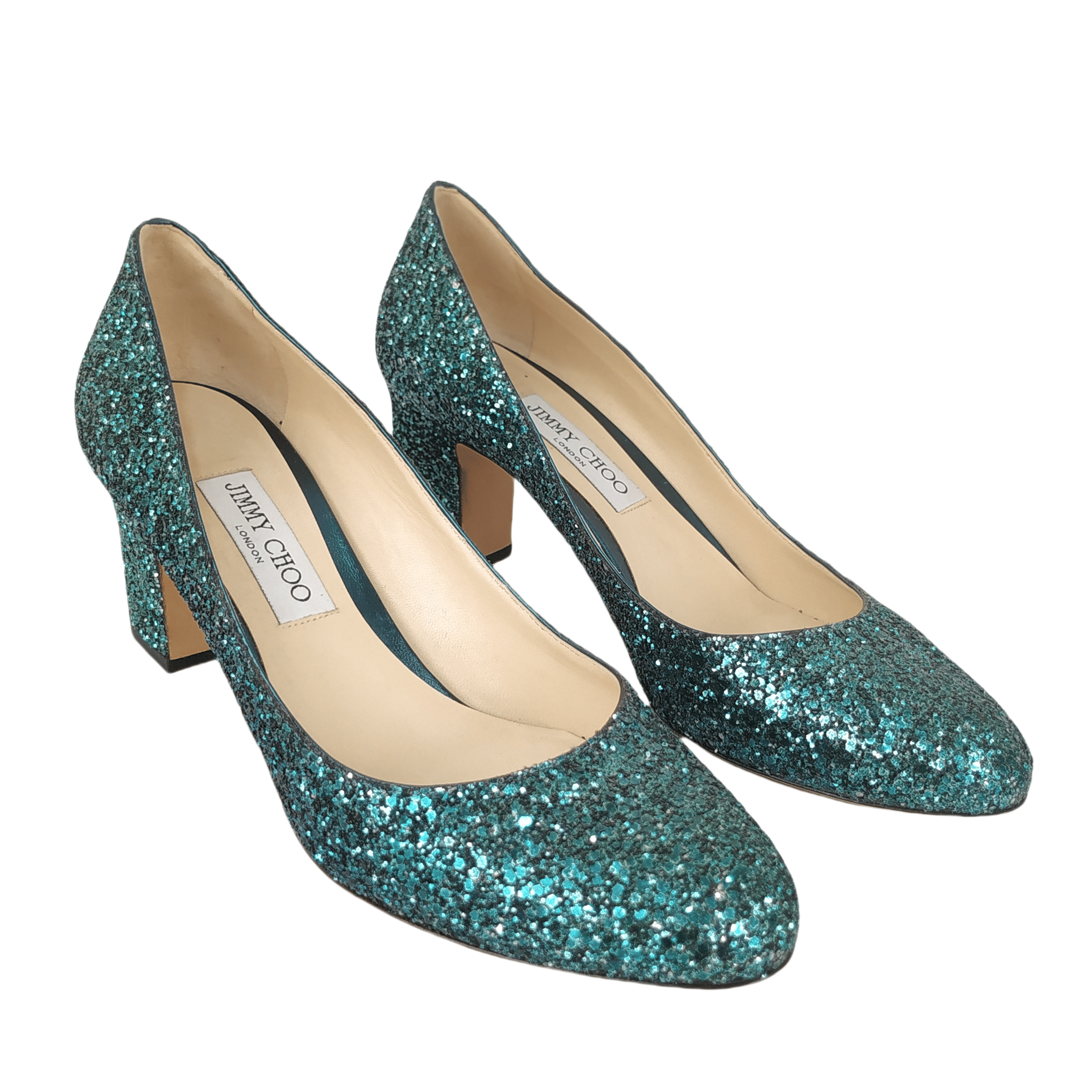 Size 40 - Jimmy Choo Billie Glitter Pumps