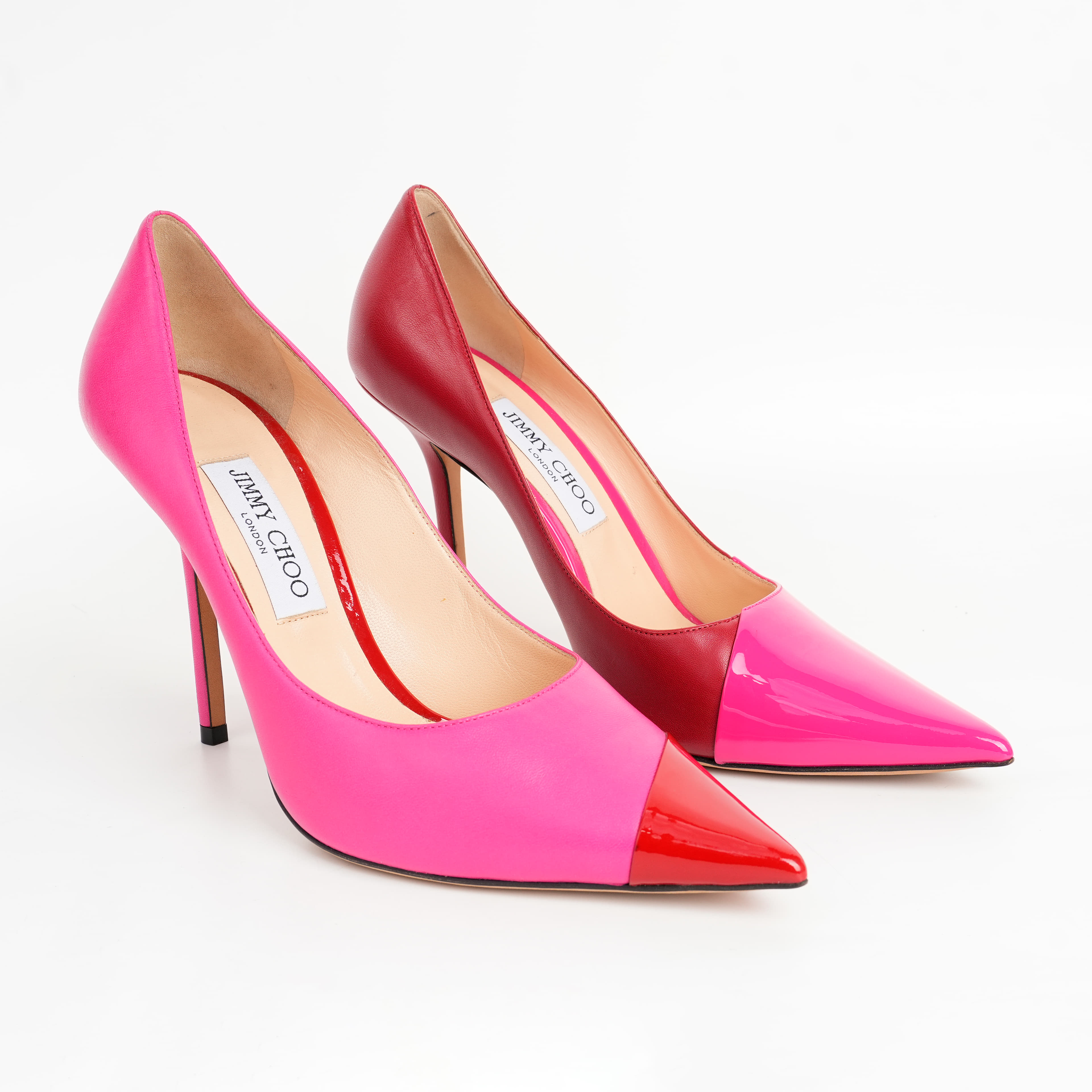 Size 40 - Jimmy Choo Love 100 Asymmetric Pointy Toe Pumps