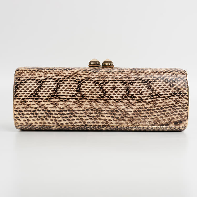 Jimmy Choo Snakeprint Clutch-Hover-Image