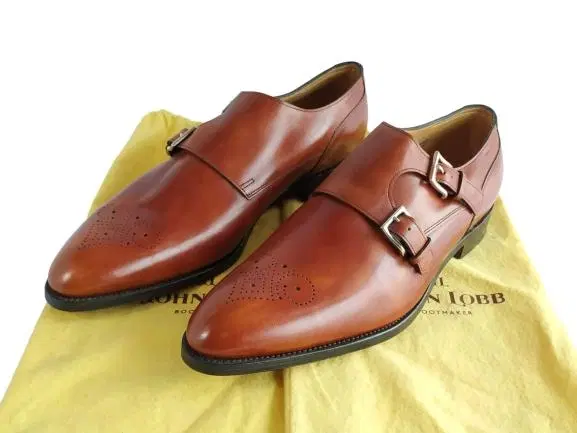 John Lobb Camberley Double Strap Monk Shoes Size / 7.5-Hover-Image